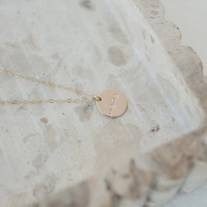 Mama Disc Necklace
