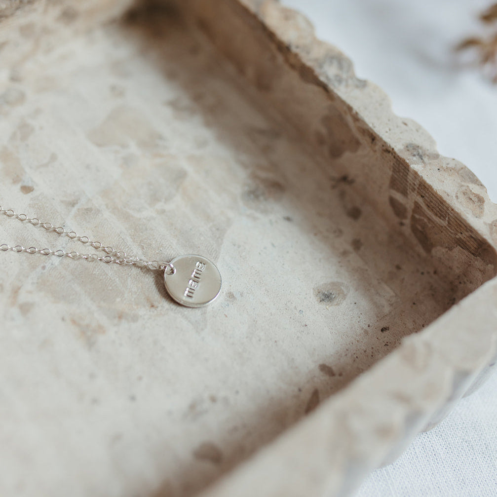 Mama Disc Necklace