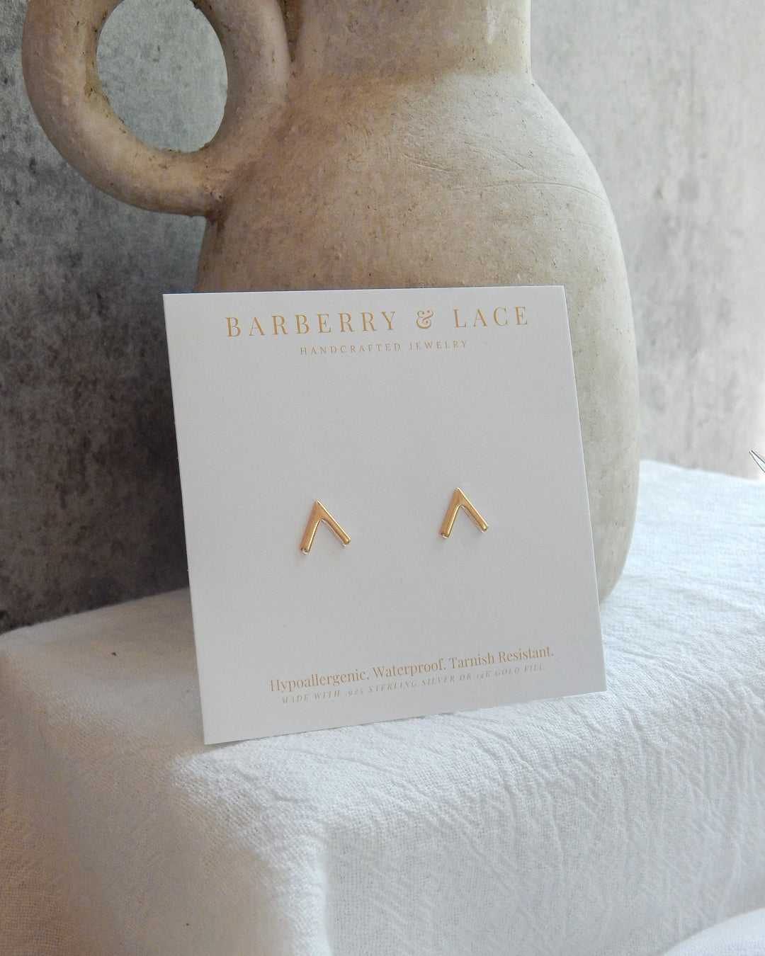 Chevron Stud Earrings