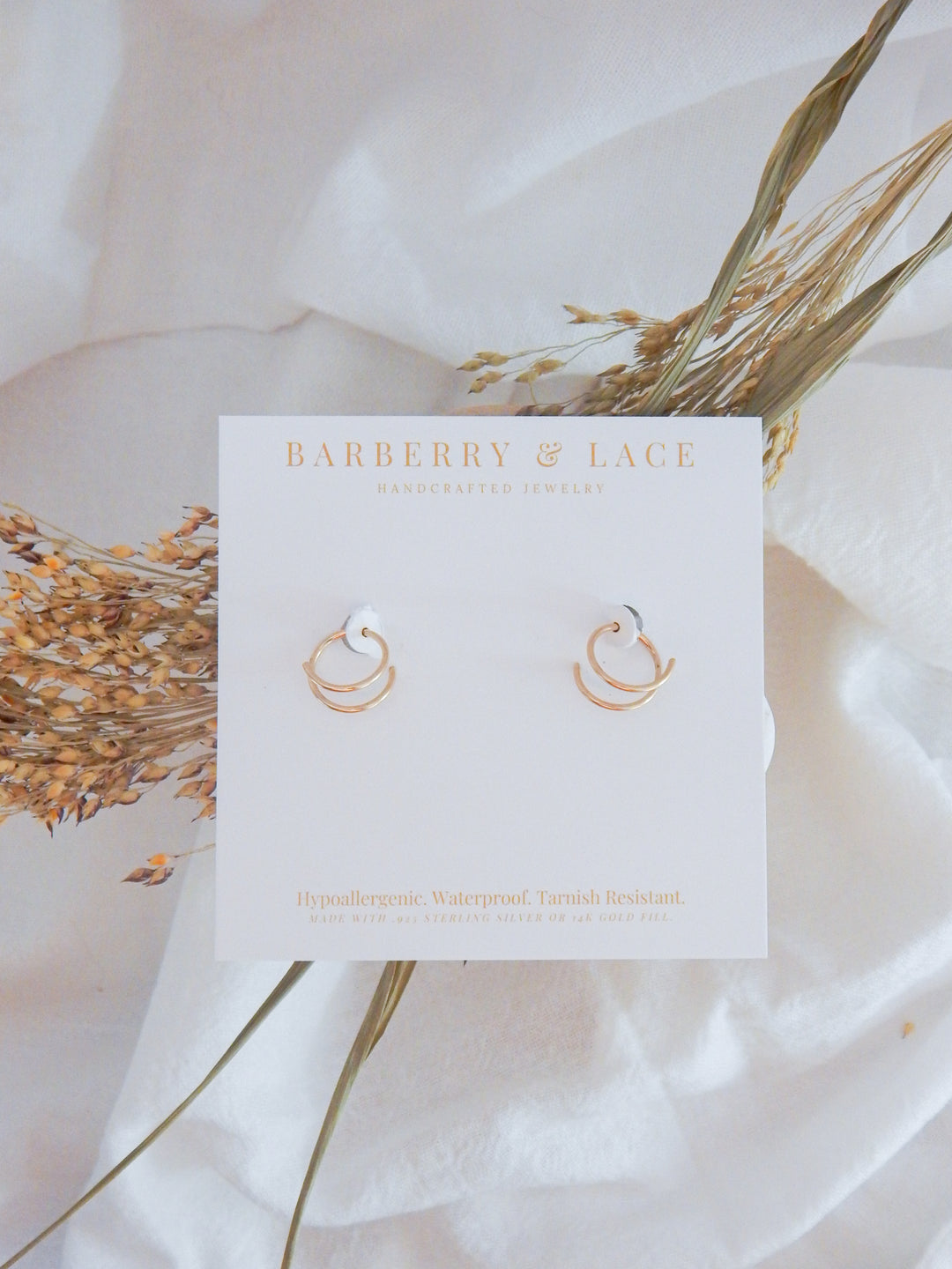 Twist-In Double Huggie Hoop Earrings