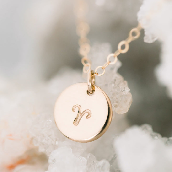 Zodiac Disc Necklace