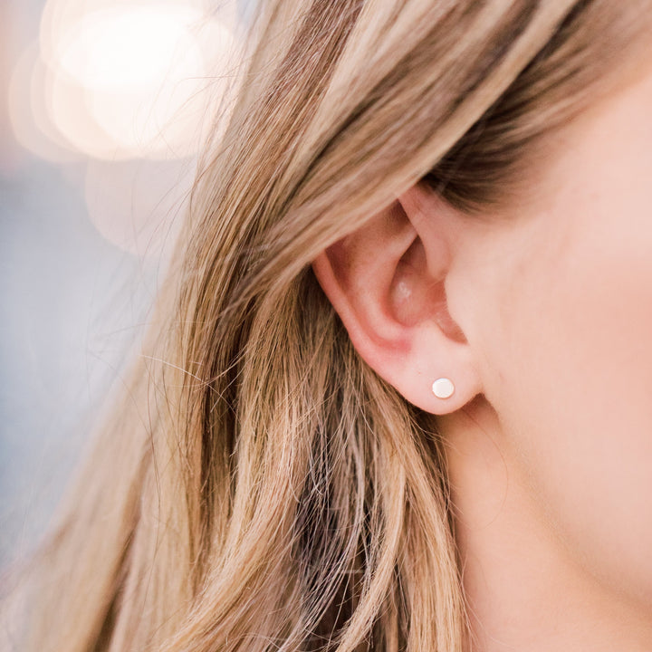 Tiny Dot Stud Earrings