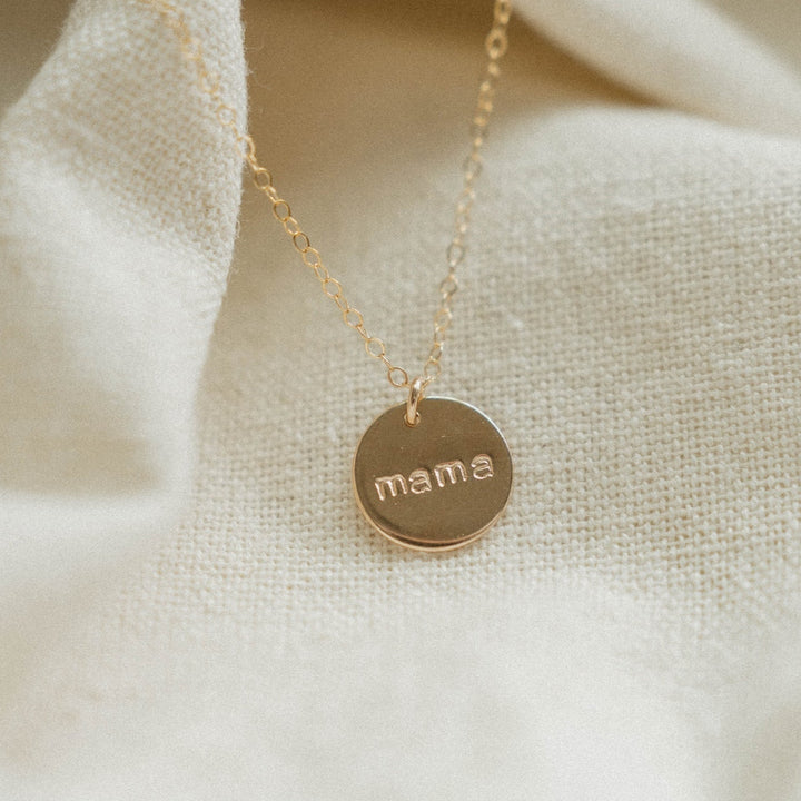 Mama Disc Necklace