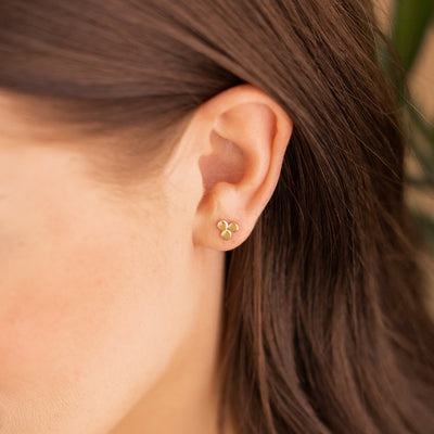 Trifecta Stud Earrings