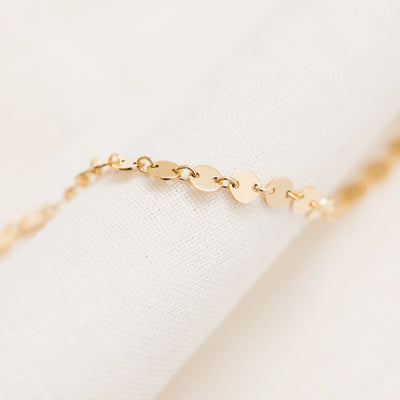 Disc Chain Bracelet