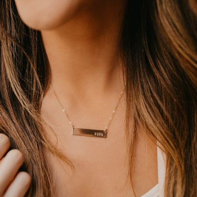 XOXO Bar Necklace