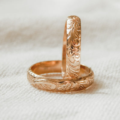 Floral Band Ring