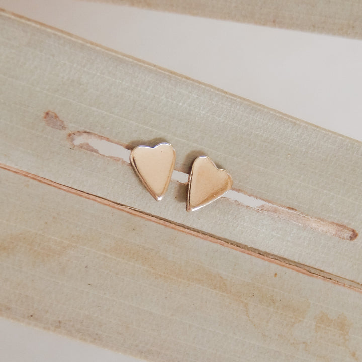 Heart Stud Earrings
