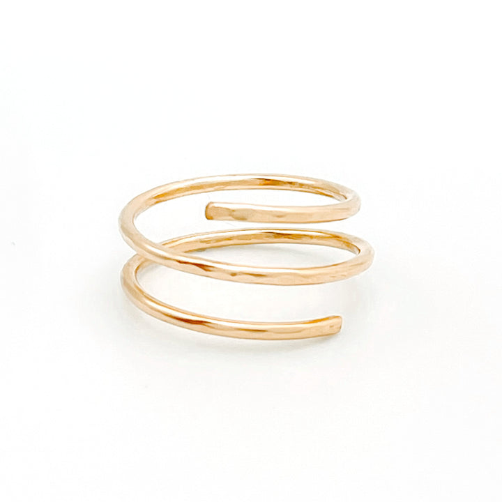 Hammered Wrap Ring