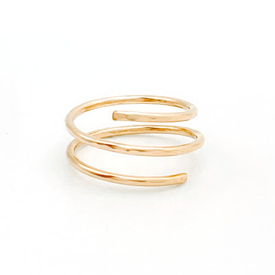 Hammered Wrap Ring