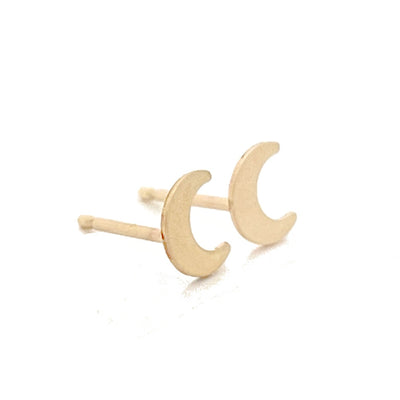 Moon Stud Earrings