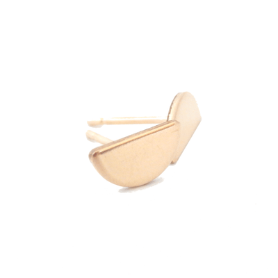 Crescent Stud Earrings - Barberry + Lace