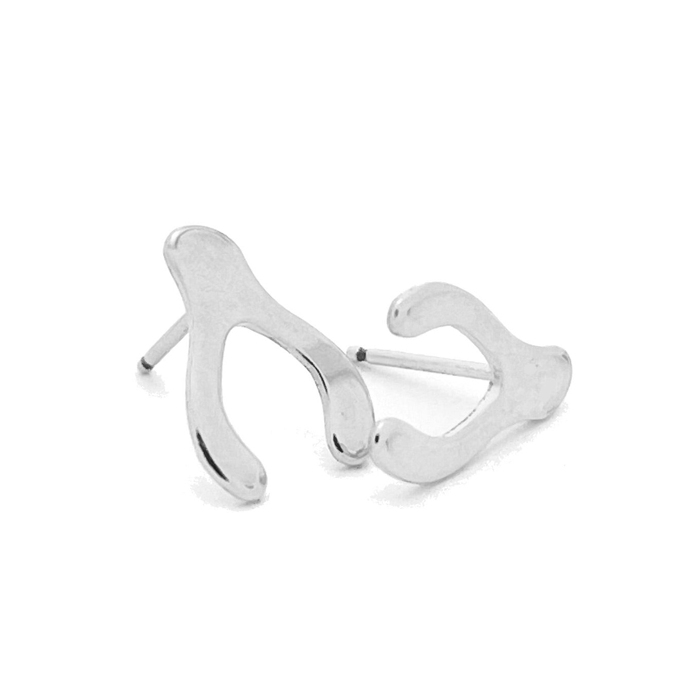 Wishbone Stud Earrings