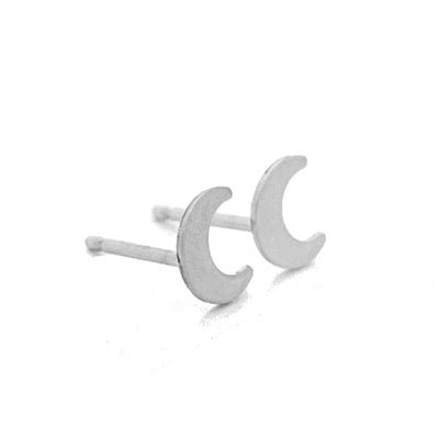 Moon Stud Earrings