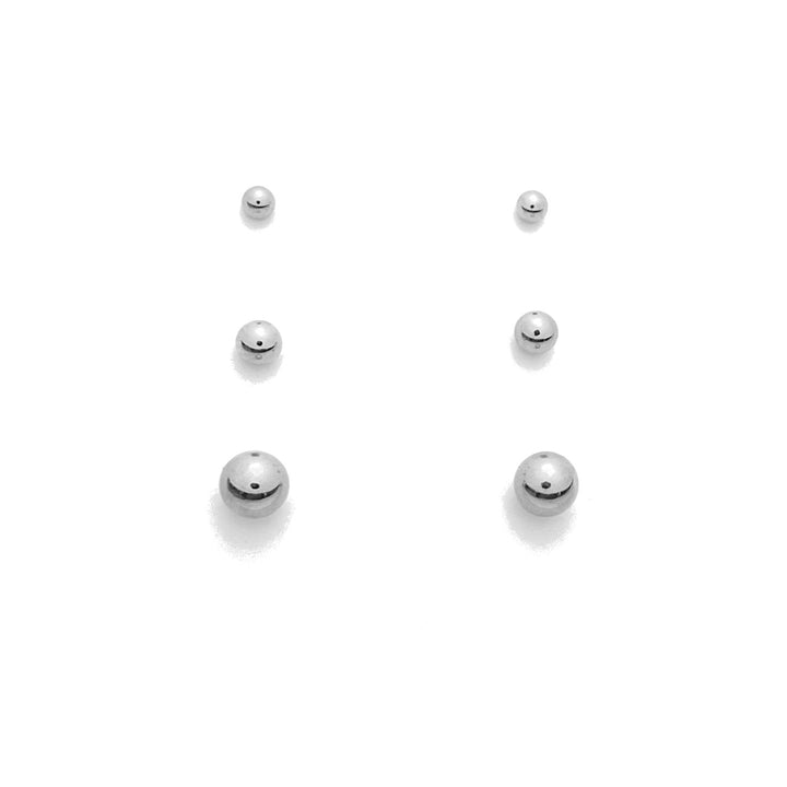 Ball Stud Earring Set