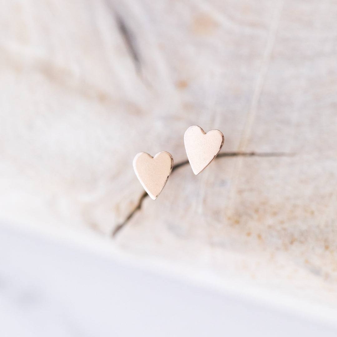 Heart Stud Earrings