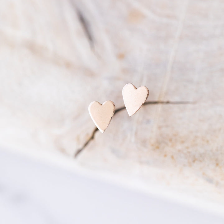 Heart Stud Earrings