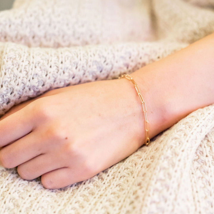 Paperclip Chain Bracelet